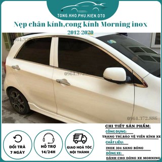 Nẹp chân kính và cong kính Kia Morning 2012-2021