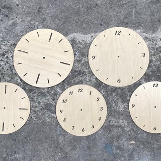 Mặt phôi đồng hồ treo tường gỗ làm thu công/đồng hồ treo tường Macrame