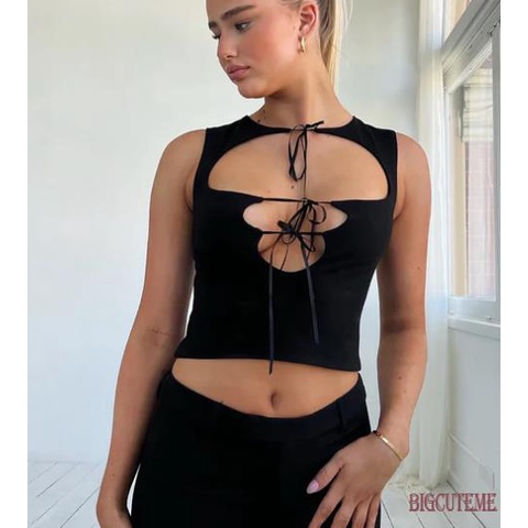 Áo Croptop Sát Nách Màu Sắc Thời Trang Mùa Hè Cho Nữ