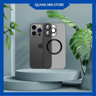 COMBO 2 ỐP LƯNG IPHONE 13, 1 đen trong + 1 tím cát
