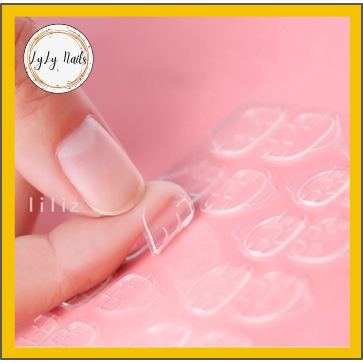 Bộ 24 Sticker Dán Móng Tay Chân Bằng Silicon