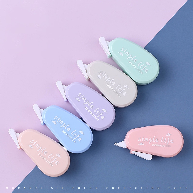 Set 6 Bút Xóa Kéo Họa Tiết Dễ Thương Cho Học Sinh