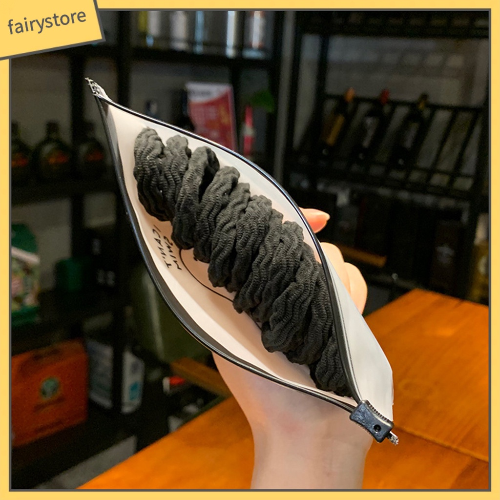 Set 5 Dây Cột Tóc Co Giãn Mini Đơn Giản Cho Nữ [Fairy1]