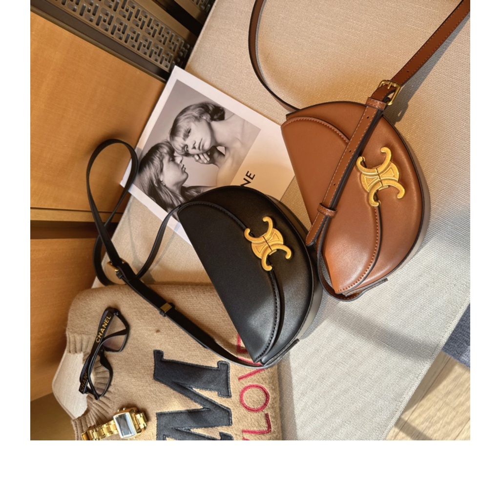 Túi Xách Đeo Vai Một Bên Vai Hình Bán Nguyệt Cao Cấp Phong Cách Mới Cho Nữ