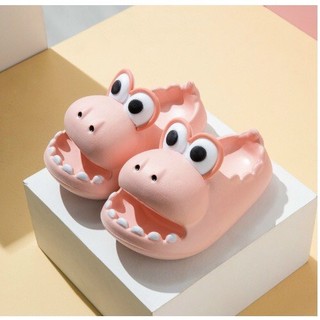 Dép Quai Ngang Cho Bé, dép hà mã ,Dép Cá Sấu Mắt To Siêu Cute Phong Cách Ulzzan