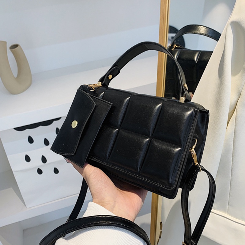 Ielgy niche Túi Đeo Chéo Dạng Nhấn Màu Xanh Lá Chất Lượng Cao Thiết Kế Ấn Tượng Cho Nữ