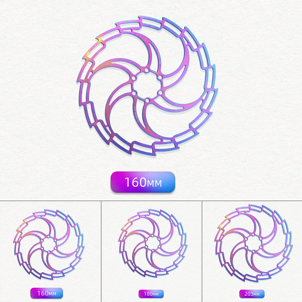 Đĩa Phanh Xe Đạp Leo Núi 160mm / 180mm / 230mm Siêu Nhẹ