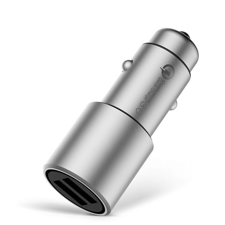 Củ sạc nhanh ô tô Xiaomi QC3.0 - 2 cổng USB hàng chính hãng