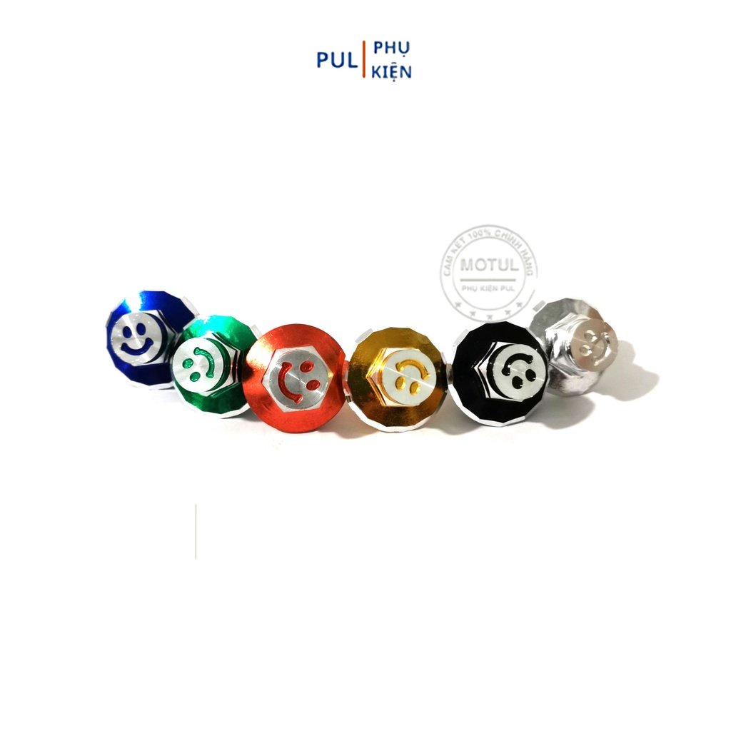 Ốc chân gương kiểu mặt cười 10li trang trí Wave Vario Dream AB SH Sirius...