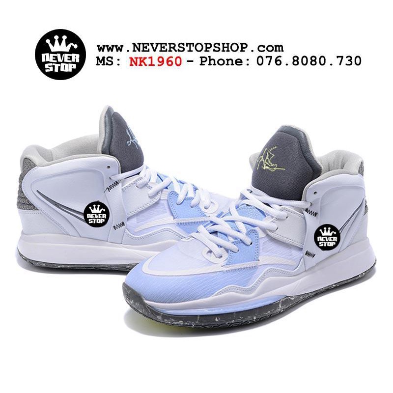 Giày bóng rổ nam KYRIE 8 TRẮNG cổ cao bản đẹp đế chống mòn chơi outdoor tốt  | NeverStopShop.com