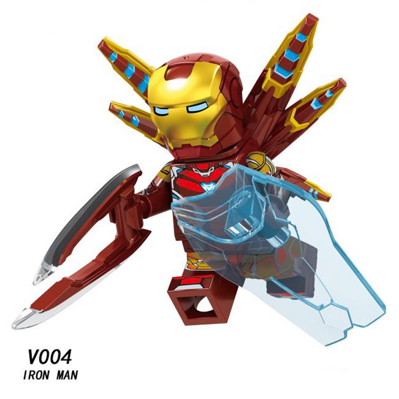 Mô Hình Đồ Chơi Lắp Ráp Nhân Vật Hawkeys War Machine Loki Mini