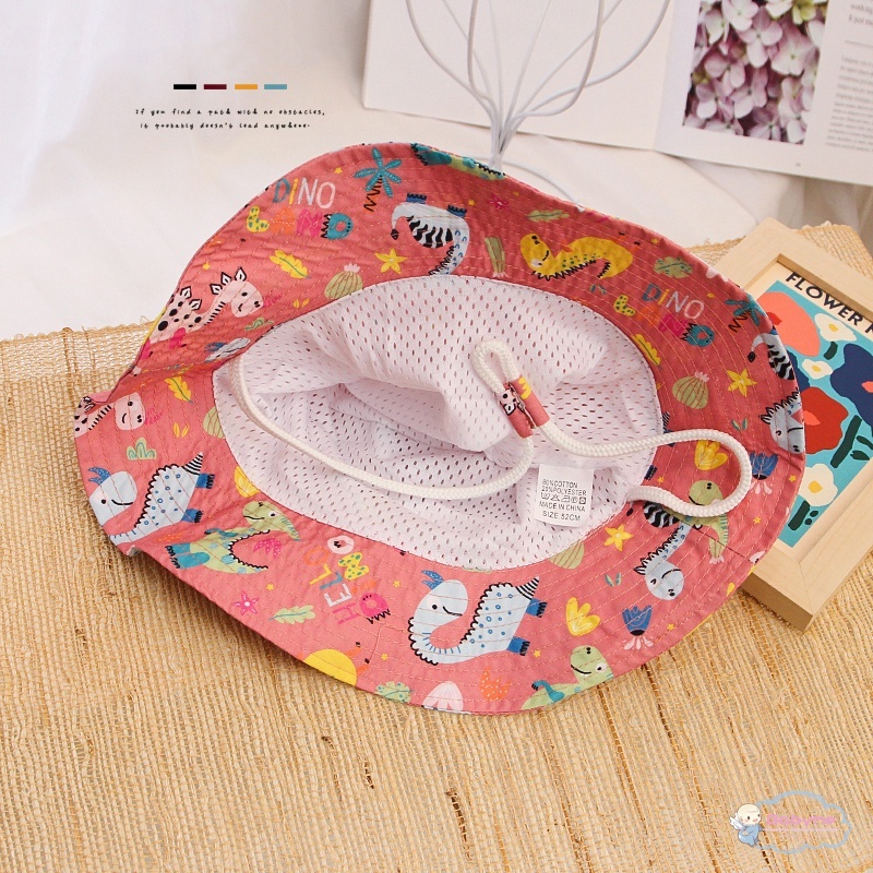 Mũ Tai Bèo Chống Nắng Hình Khủng Long Hoạt Hình Dễ Thương Cho Bé Trai Và Gái