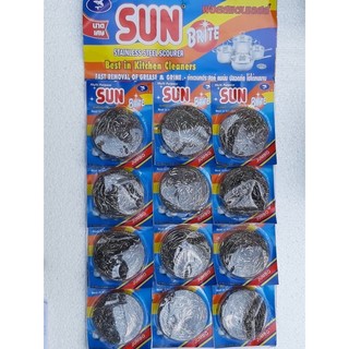 Vỉ 12 miếng cước sắt chà nồi