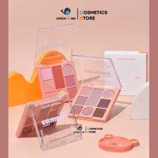 Bảng mắt 8 ô Color school playing magic cube eyeshadow bền màu, lâu trôi