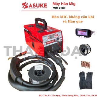 Máy hàn mig Sasuke 200F chính hãng cho thợ gia đình và bán chuyên - máy hàn mig không cần dùng khí
