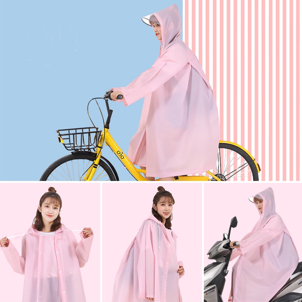 Áo mưa EVA 4 trong 1 tiện dụng khi chạy xe máy / xe đạp
