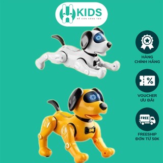 Đồ chơi chú chó robot thông minh điều khiển từ xa X KIDS biết nhảy múa, chống đẩy, ngủ ngáy và phát nhạc tiếng anh