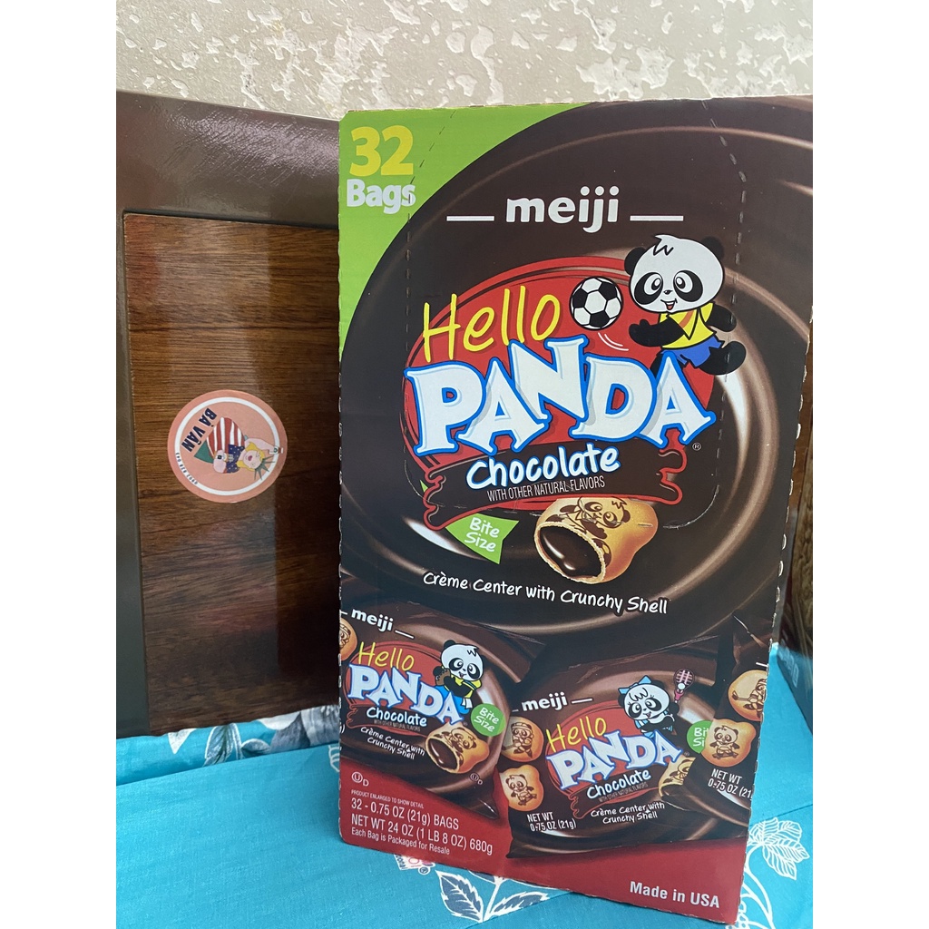 [CHUẨN MỸ] Bánh gấu Hello Panda Meiji (1 gói lẻ)