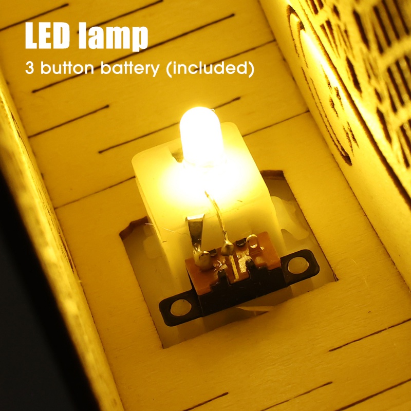 Đèn LED Hình Ngôi Sao / Mặt Trăng 2023 Eid Al-Fitr Rỗng Treo Trang Trí Lễ Hội Ramadan