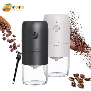 Máy xay cà phê mini bằng điện dừng tự động Máy xay cafe sạc Tpye-C Máy xay hạt cafe điều chỉnh độ dày Coffee grinder