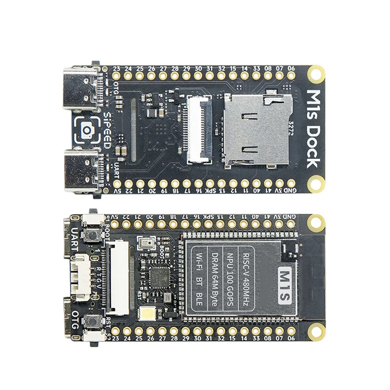 Bảng Mạch Phát Triển Sipeed M1S Dock AI + IOT TinyML RISC-V Linux AI Kèm Bảng M1S Lõi 2.54mm