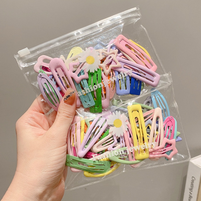 10 mảnh đầy màu sắc dễ thương trẻ em bangs kẹp tóc cô gái bb kẹp tóc