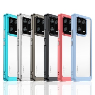 Ốp Điện Thoại Silicon Trong Suốt Viền Màu Chống Sốc Cho Xiaomi 13 Pro Case Xiaomi 12 12S 12T 13 Pro Xiaomi 13 12