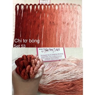 Set chỉ tơ bóng 53