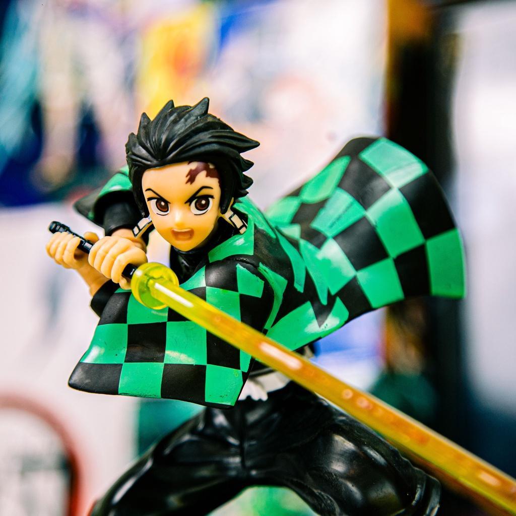 Mô hình Kimetsu no yaiba, Uzui tengen thần đao cao 32cm, figure demon slayer sưu tầm làm quà tặng, anime thanh gươm diệ