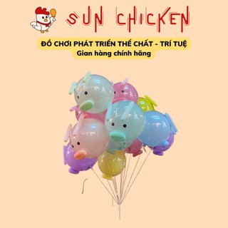 Bóng heo hồng hot trend size đại, bóng con lợn CHƯA BƠM mắt tim đáng yêu