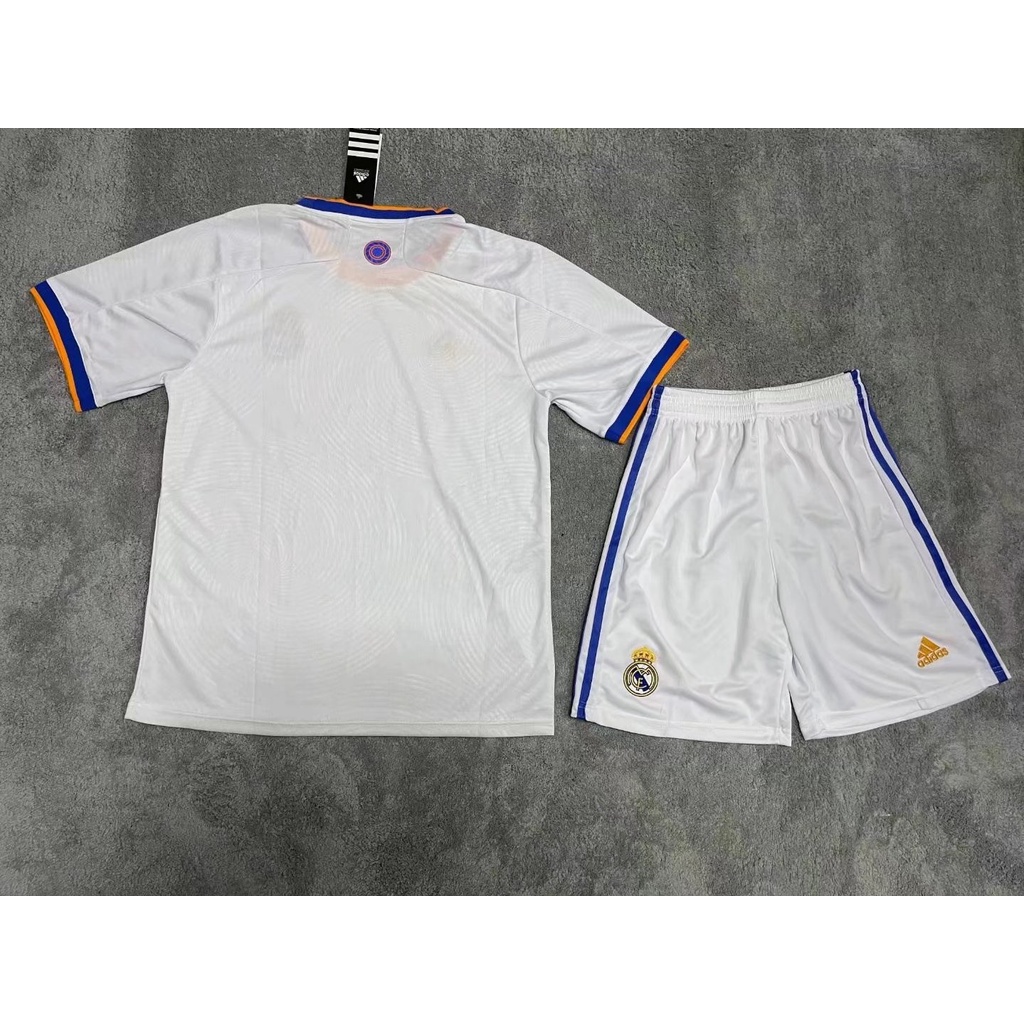 Bộ Quần Áo Bóng Đá Tay Ngắn Real Madrid Mùa Giải 2122