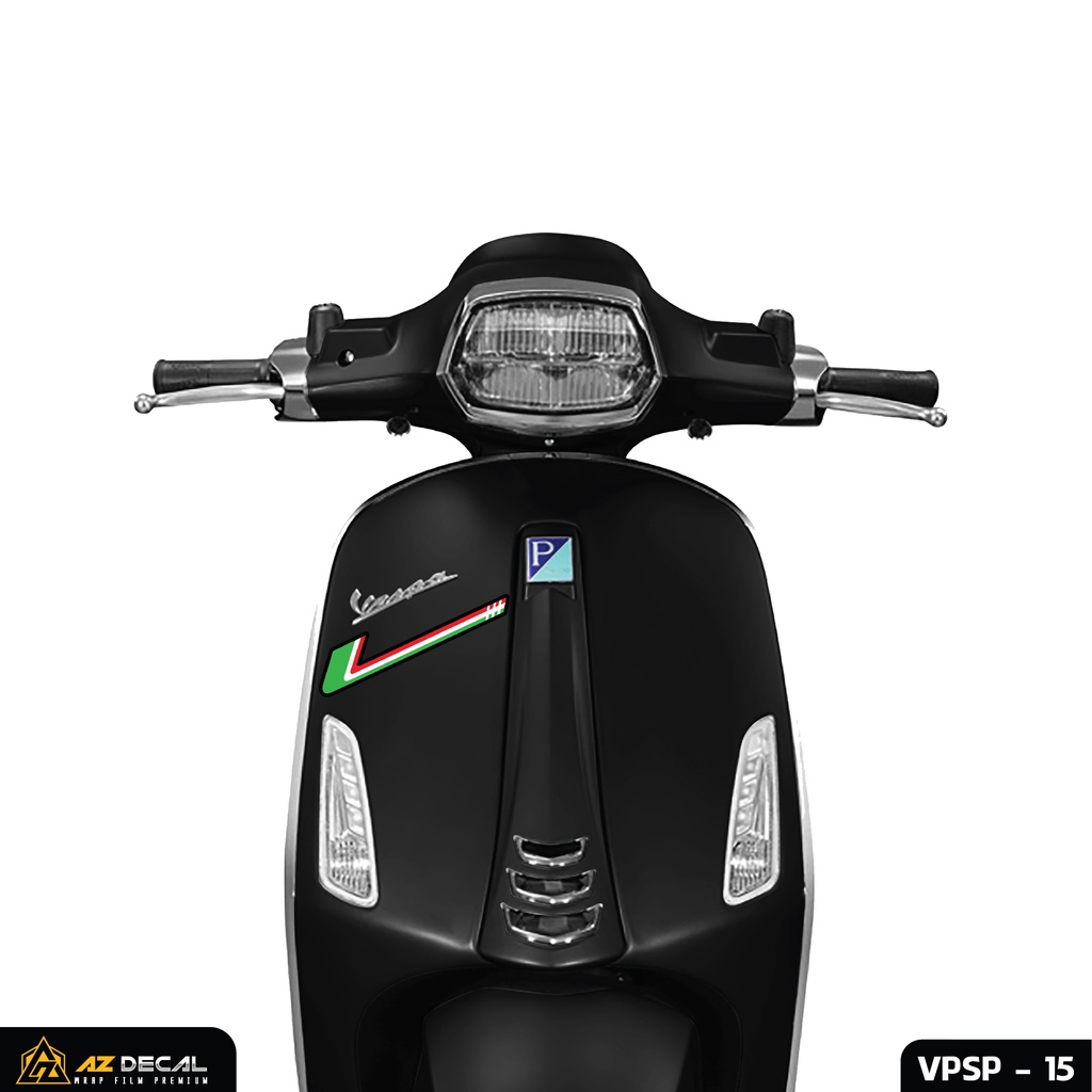 Tem Sườn 02 Dành Cho Xe Vespa Sprint/LX/GTS | VP15 | Tem Rời PVC Dễ Dán Tại Nhà Chống Thấm Nước Và Dễ Dàng