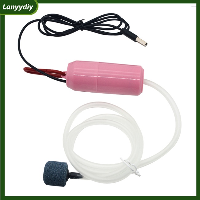 Máy Bơm Oxy Mini Siêu Êm Sạc Usb Tiết Kiệm Năng Lượng Cho Bể Cá