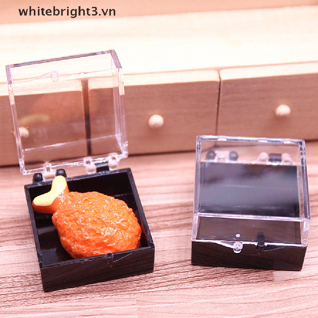 Set 2 Hộp Đựng Bánh Kẹo / Món Tráng Miệng Trang Trí Nhà Búp Bê