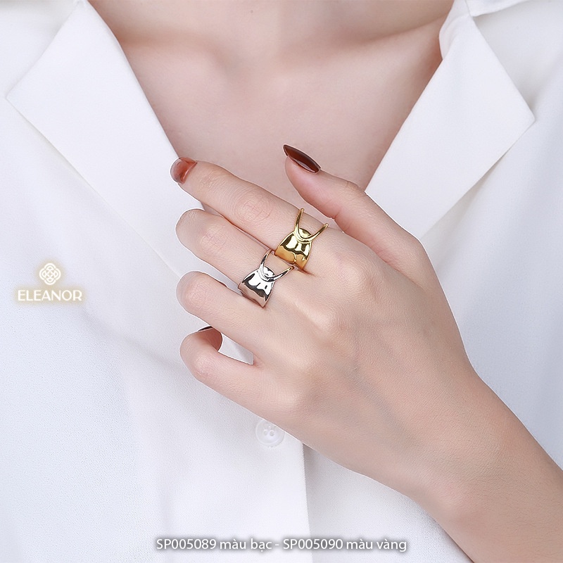 Nhẫn nữ hở Eleanor Accessories phong cách basic phụ kiện trang sức thanh lịch 5089