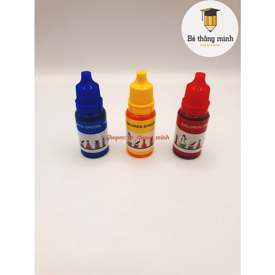 Set 7 màu thực phẩm cho bé làm thí nghiệm khoa học vui