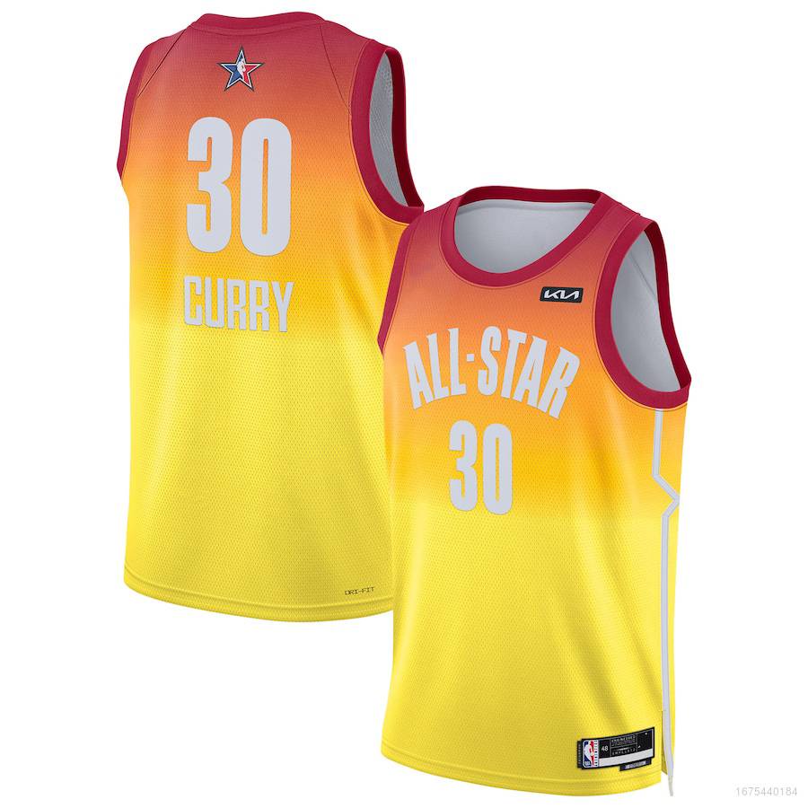 Hq1 Áo Bóng Rổ NBA All Star Warriors Curry West QH1 2023