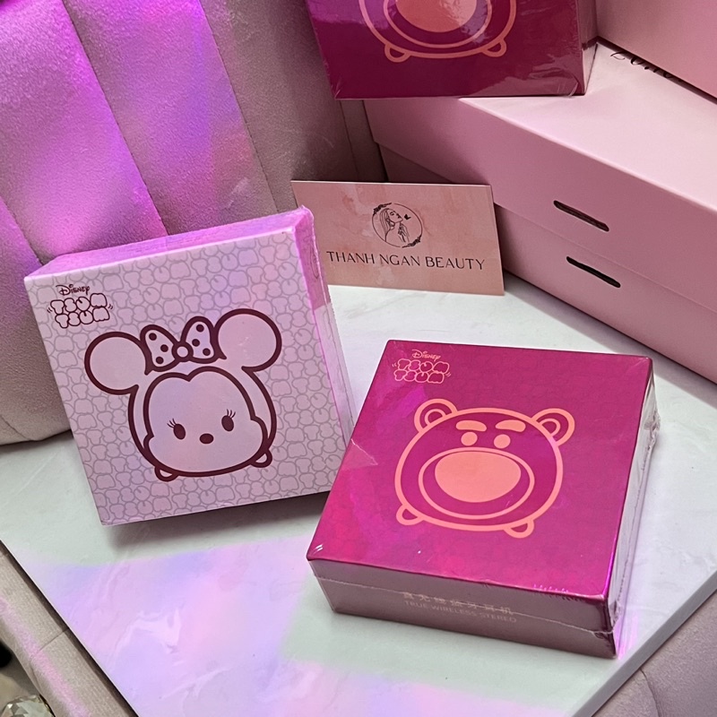 [SẴN HÀNG] Tai Nghe Disney Gấu Dâu Lotso Hồng - Minnie DN03 Chính Hãng [Tai Nghe Không Dây Bluetooth] | BigBuy360 - bigbuy360.vn