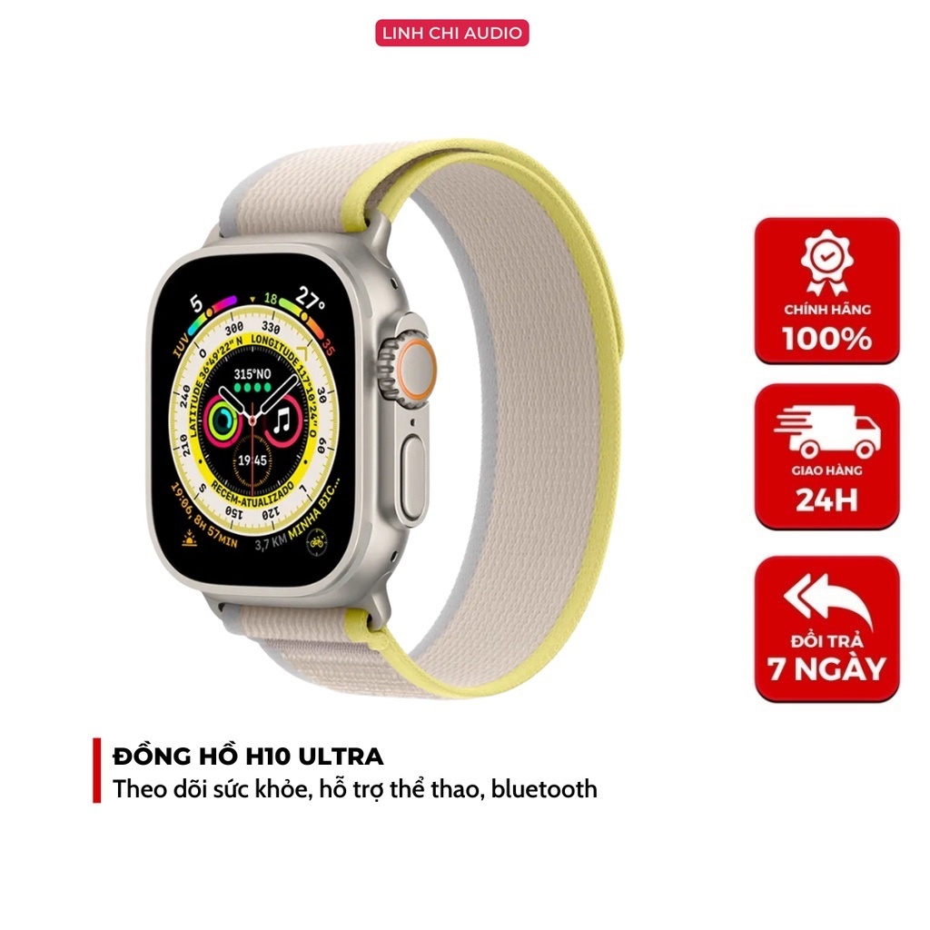 Đồng Hồ Điện Tử Thông Minh WH 10 Ultra Đàm Thoại, Nhắn Tin, Theo Dõi Tình Trạng Sức Khỏe, Hỗ Trợ Hoạt Động Thể Thao