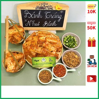 Bánh Tráng Trộn ỐNG TÉP HÀNH Như Bình Mỏng Dẻo Ăn Liền KO THỬ UỔNG 1 ĐỜI