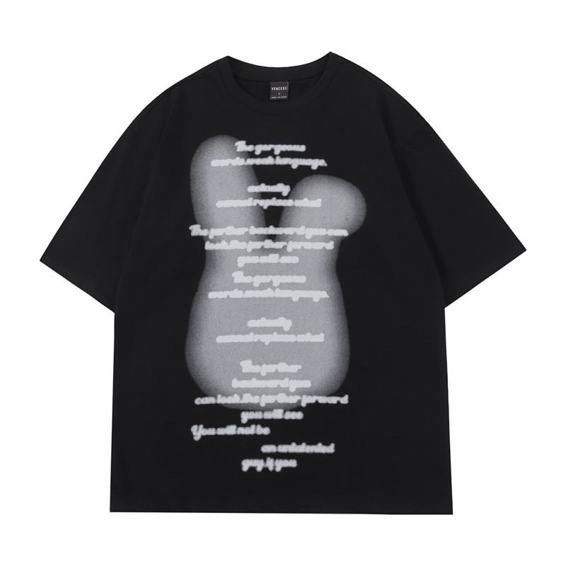 Áo thun phông unisex Bunny cao cấp TSS3523 by COCCACH