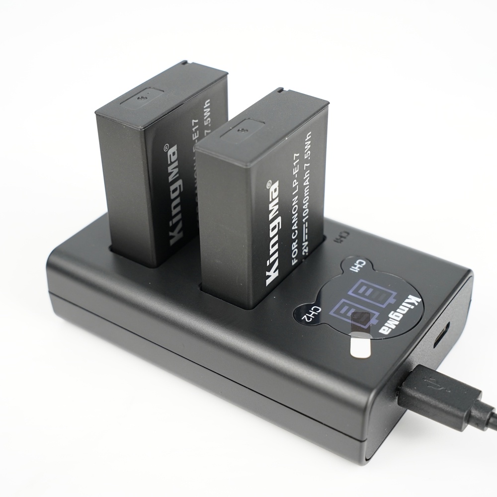 Bộ pin + sạc KingMa LPE17 cho máy ảnh Canon