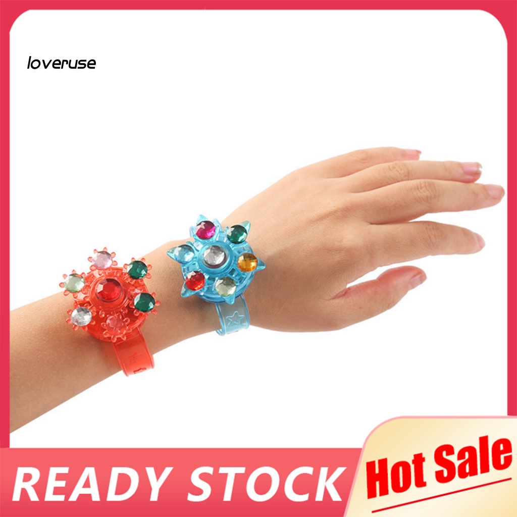 Set 5 Vòng Đeo Tay Con Quay Hồi Chuyển Phát Sáng Nhiều Màu Sắc