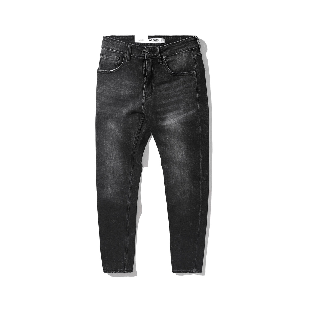 Quần jean nam, quần bò nam cao cấp slimfit DEFOXX xám wash 230128