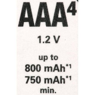 PANASONIC ENELOOP AAA 800mAh PIN SẠC [VỈ 4 PCS] [Hàng chinh hãng]