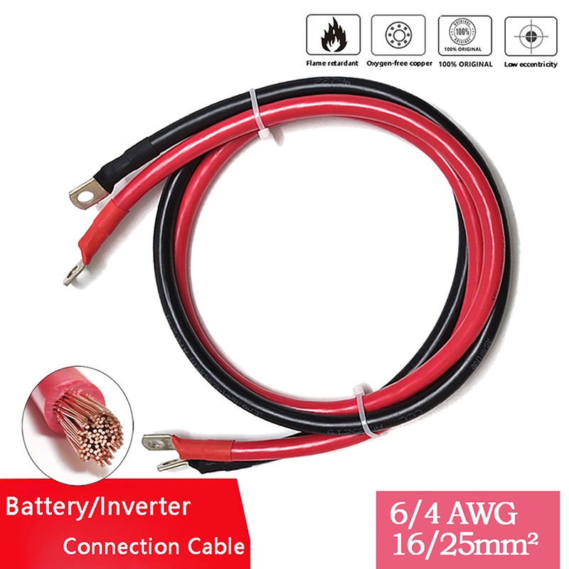Dây Cáp Nối Pin 6 / 4 awg 16 / 25mm2 Bằng Đồng Chuyên Dụng