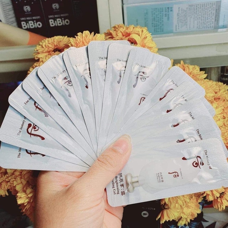 ( bill Han ) Combo Tẩy da chết whoo 30 gói 1 ml