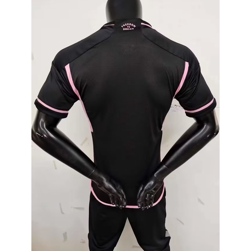 Áo Thun Bóng Đá Tay Ngắn Màu Đen Miami away 2324