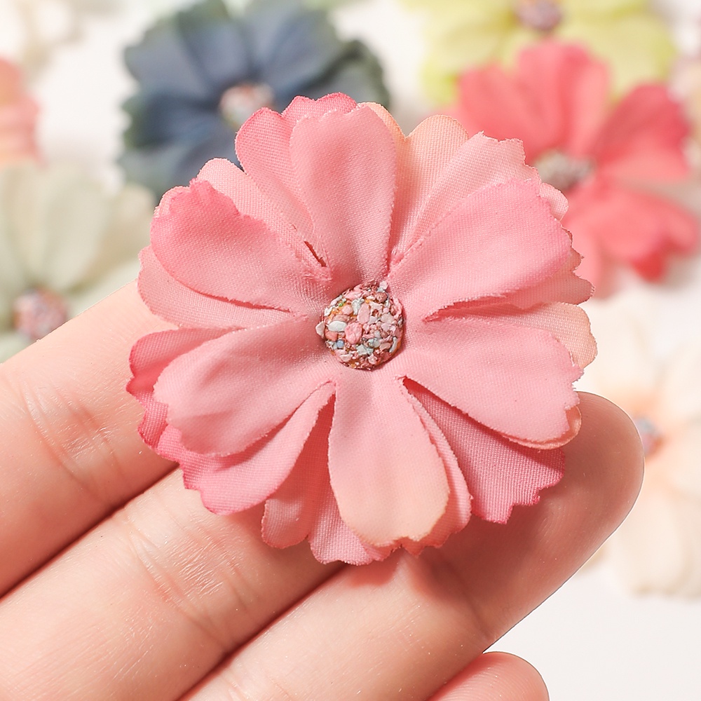 Set 10 Hoa Cúc Giả 5CM Trang Trí Đa Dụng Chất Lượng Cao