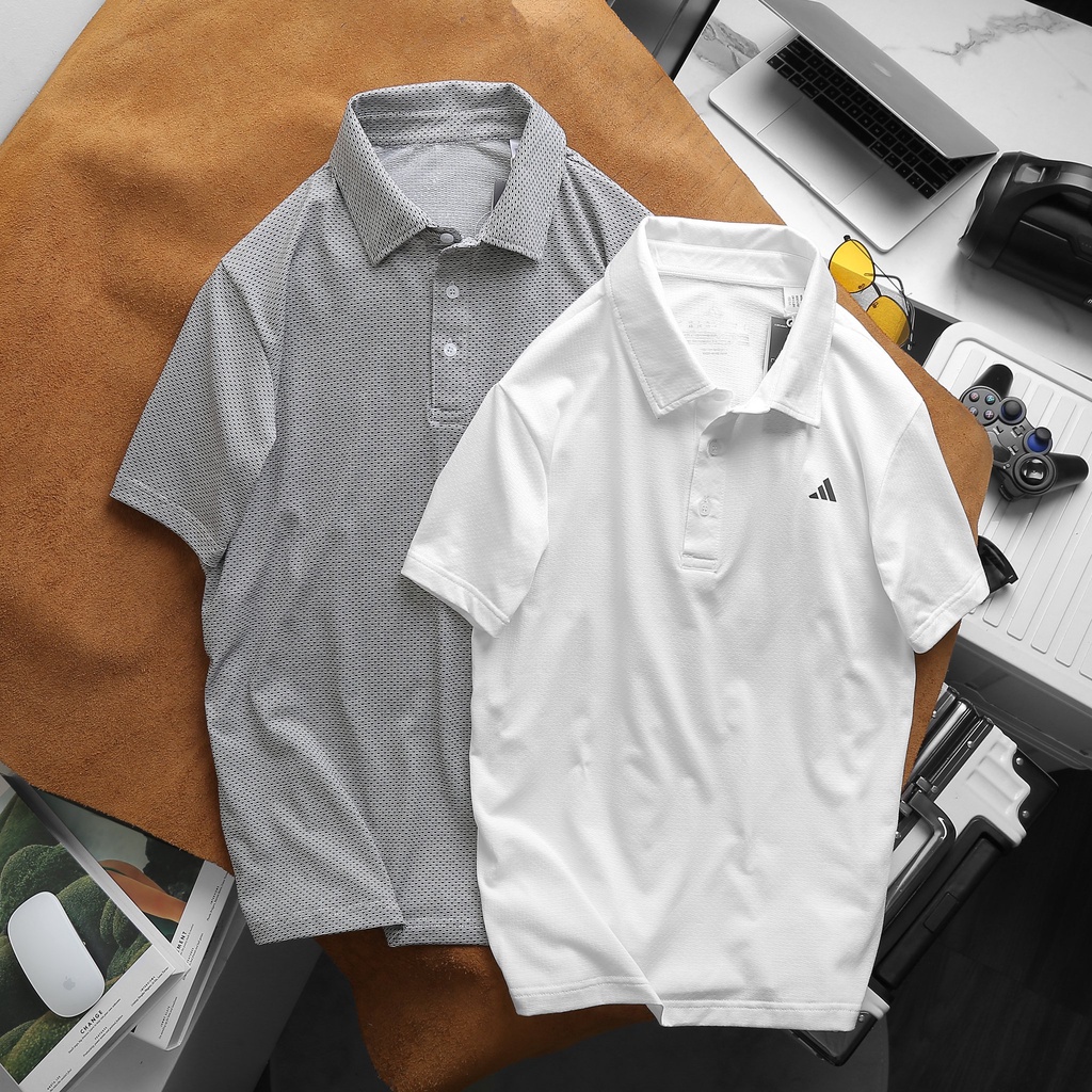 Áo thun thể thao cổ trụ, áo thun đánh golf chất vải mịn mát, logo phản quang AD07